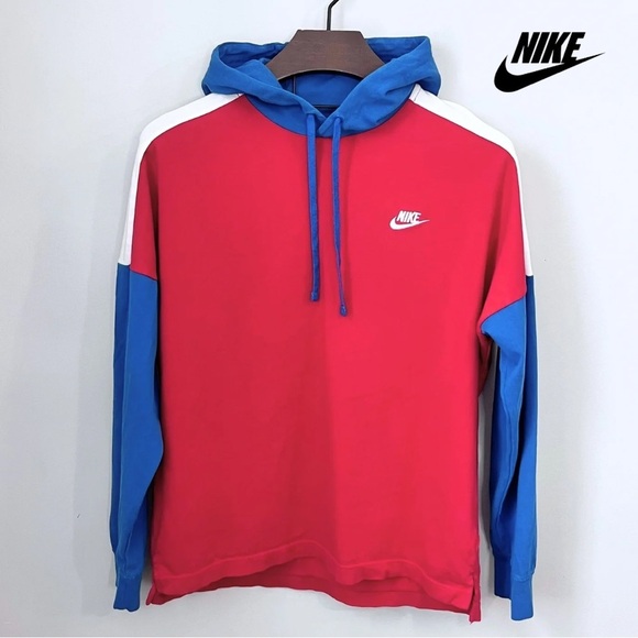 Nike Men’s Colorblock Y2K Hoodie Shirt - Picture 1 of 13